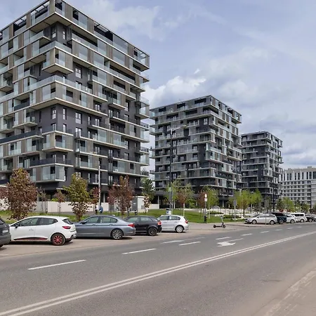 公寓 Stylish In A Modern Development 800 M From Spodek By Renters *
