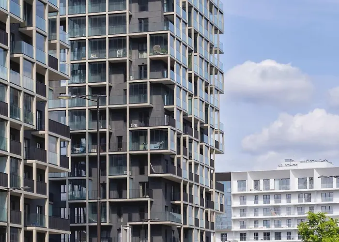 Stylish In A Modern Development 800 M From Spodek By Renters Apartamento *